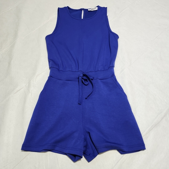 Double Zero Size Small Royal Blue Romper - Picture 2 of 7